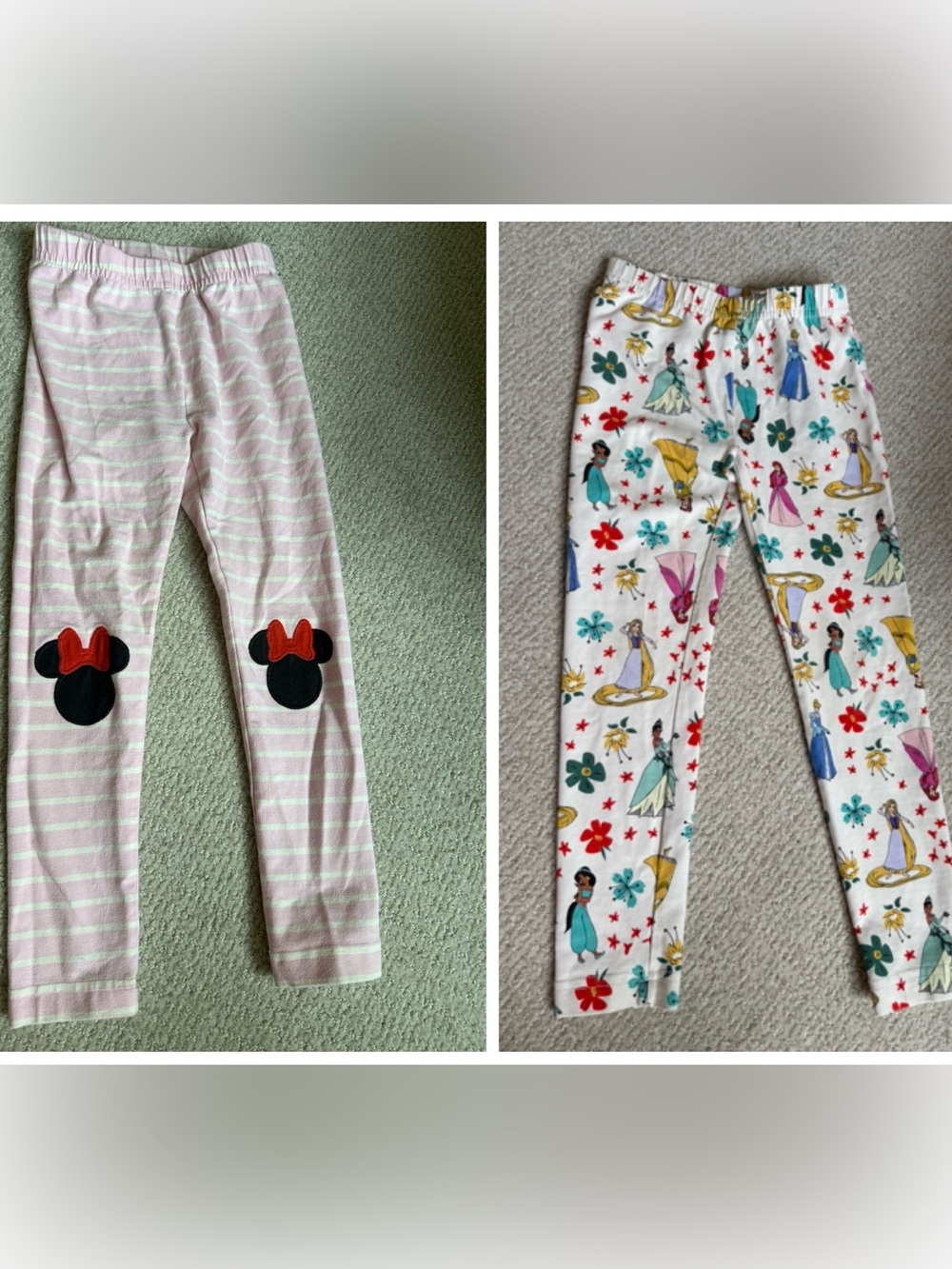 Hanna Andersson Disney Leggings bundle 5T - Princesses and Minnie